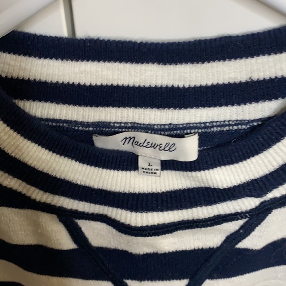 Madewell Women’s mock neck striped sweater - Picture 2 of 3